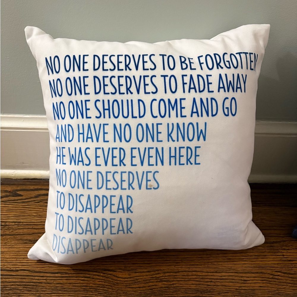 Dear Evan Hansen Decorative Pillow Cover (NO insert included)